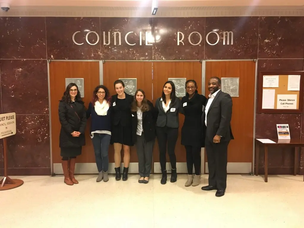 LINK Houston with Rice Civic Duty students at City Council on January 15, 2019.