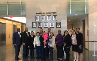 LINK Houston and Eastex-Jensen Community at METRO Board meeting on 3/28/19.