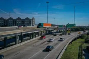 "The North Houston Highway Improvement Project proposed rerouting I-45 through the East End and Fifth Ward, leaving the Pierce Elevated abandoned. (Nathan Colbert/Community Impact Newspaper)"