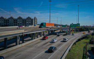 "The North Houston Highway Improvement Project proposed rerouting I-45 through the East End and Fifth Ward, leaving the Pierce Elevated abandoned. (Nathan Colbert/Community Impact Newspaper)"