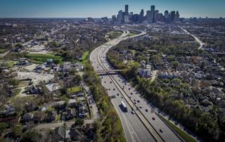 "Interstate 45 traffic winds towards downtown Houston on Jan. 7, 2020. The impending Interstate 45 project will affect dozens of nearby homes and businesses. Mark Mulligan, Houston Chronicle / Staff photographer'