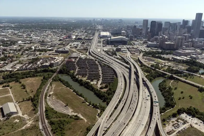 "An aerial shot of Houston, Texas. Image: Stockvault, CC"